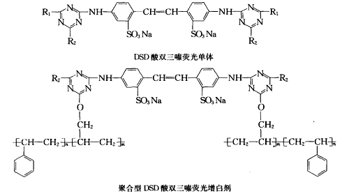 DSD酸雙三嗪類(lèi)聚合型熒光增白劑的合成